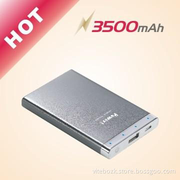 Promotion Portable Battery Charger  3500mAh with 6pcs LED Lights